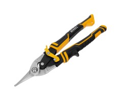 Ножницы по металлу, 270 мм, прямой рез, сталь-CrMo, трехкомпонентные рукоятки Denzel