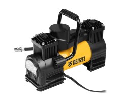 Компрессор автомобильный AC-75, 12 В, 10 атм., 75 л/мин, LED Denzel
