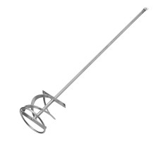 Миксер для красок и штукатурных смесей, 100 х 600 мм, оцинкованный, хвостовик SDS Plus Denzel