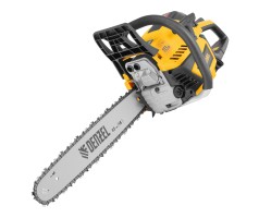 Пила цепная бензиновая DS-5218, шина 45 см, 52 см3, 3 л.с, шаг 0,325, паз 1,5 мм, 72 звена Denzel
