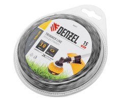 Леска для триммера двухкомпонентная эллипс, 3,0мм х 15м, блистер EXTRA CORD Denzel