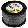 Леска для триммера двухкомпонентная витой квадрат, 2,7мм х 196м, на DIN катушке EXTRA CORD Denzel