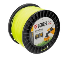Леска для триммера квадрат 1,6мм х 370м, на DIN катушке FLEX CORD Denzel