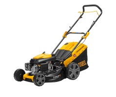 Газонокосилка бензиновая GLD-460, 146 куб.см, ширина 46 см, ручная, 7 уровней, травосборник 50 л Denzel