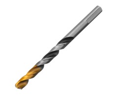 Сверло спиральное по металлу 7,0 x 109мм, Р6М5, Golden Tip, многогранная заточка Denzel