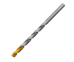 Сверло спиральное по металлу 7,5 х 156 мм, Р6М5, Golden Tip, удлиненное Denzel