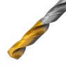 Сверло спиральное по металлу 7,5 х 156 мм, Р6М5, Golden Tip, удлиненное Denzel