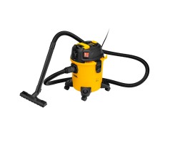 Пылесос строительный RVC20, 1400 Вт, бак 20 л, шланг 3 м, розетка с автосинхр. Denzel