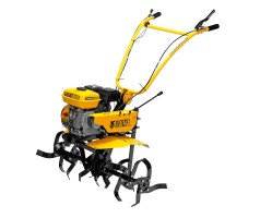 Мотоблок DPT-270SB, 7 л.с., ремен.сцеп, фрез 3х4, ШОМ, без колес, передачи 2В/1Н Denzel