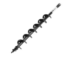 Шнек для грунта ER-80, диаметр 80 мм, длина 800 мм,соединение 20 мм, съемный нож Denzel