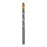 Сверло спиральное по металлу 11 х 195 мм, Р6М5, Golden Tip, удлиненное Denzel