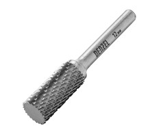 Борфреза по металлу твердосплавная, цилиндрическая, тип-А, 12 мм Denzel