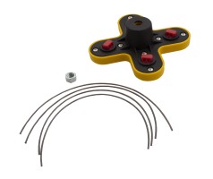 Головка триммерная универсальная гайка М10 х 1.25 левая Denzel