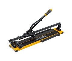 Плиткорез рельсовый 600х16мм, каретка на подш., стальная станина, усил. рукоятка-пенал Denzel