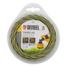 Леска для триммера двухкомпонентная витая квадратная, 2,4мм х 15м, блистер SkyCutter Denzel