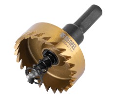 Коронка по металлу HSS, 41 мм, нитридтитановое покрытие Denzel