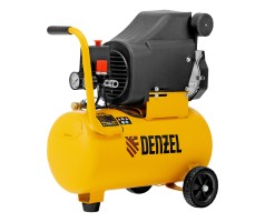 Компрессор воздушный DLC1300/24 безмасляный 1.3 кВт, 24 литра, 206 л/мин Denzel