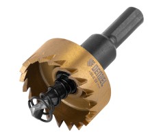 Коронка по металлу HSS, 35 мм, нитридтитановое покрытие Denzel