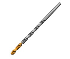 Сверло спиральное по металлу 6 х 139 мм, Р6М5, Golden Tip, удлиненное Denzel