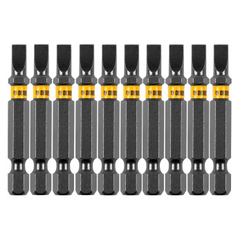 Бита SL5,0х50, сталь S2, шестигранный профиль, 10 шт. Е 6,3 Denzel