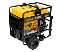 Генератор бензиновый PS-180EAD-3, 18 кВт,230/400 В, 65л, разъем ATS,перекл.режима,эл.старт Denzel