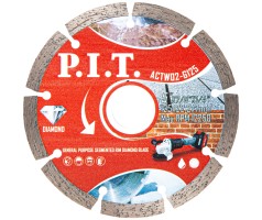 Диск алмазный отрезной (сегментированный) P.I.T. 125x22,2x1,4 мм(ACTW02-G125), шт