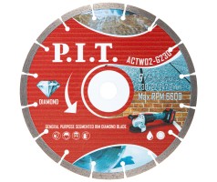 Диск алмазный отрезной (сегментированный) P.I.T. 230x22,2x1,4 мм(ACTW02-G230), шт
