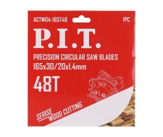 Диск пильный P.I.T. 165x30/20x1,4 мм 48T(ACTW04-165T48), шт