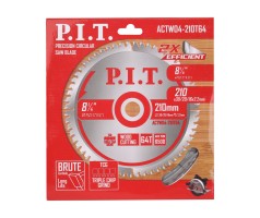 Диск пильный P.I.T. 210x30/20/16x2,2 мм 64T(ACTW04-210T64), шт