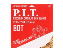 Диск пильный P.I.T. 250x32/30x2,4 мм 80T(ACTW04-250T80), шт