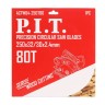 Диск пильный P.I.T. 250x32/30x2,4 мм 80T(ACTW04-250T80), шт