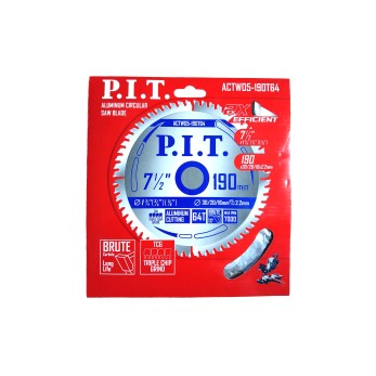 Диск пильный по алюминию P.I.T. 190x30/20/16x2 мм 64T(ACTW05-190T64), шт