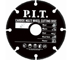 Диск отрезной по дереву для УШМ P.I.T. 125x22,2x1,2 мм 6T(ACTW07-0125), шт