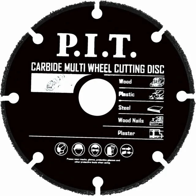 Диск отрезной по дереву для УШМ P.I.T. 125x22,2x1,2 мм 6T(ACTW07-0125), шт