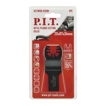 Пильная насадка по металлу P.I.T. 20мм(ACTW08-020M), шт