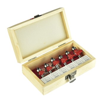 Набор фрез по дереву P.I.T. 6шт(ACTW09-006A), шт