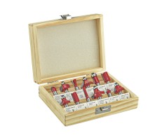 Набор фрез по дереву P.I.T. 12шт(ACTW09-012B), шт