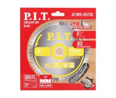 Диск пильный P.I.T. 165x30/20x1,4 мм 36T(ACTW10-165T36), шт