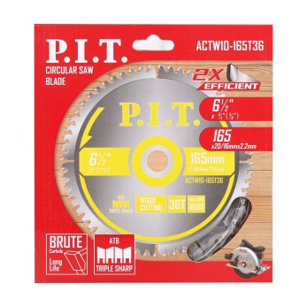 Диск пильный P.I.T. 165x30/20x1,4 мм 36T(ACTW10-165T36), шт