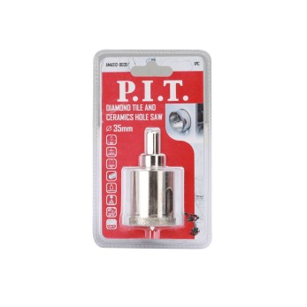 Коронка алмазная по керамике P.I.T. 35x70 мм(AMAS12-0035), шт