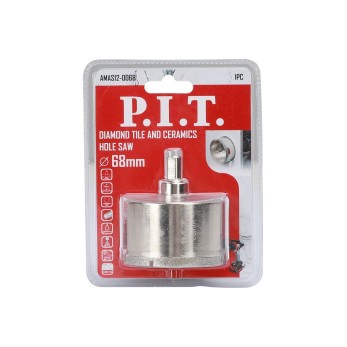 Коронка алмазная по керамике P.I.T. 68x70 мм(AMAS12-0068), шт