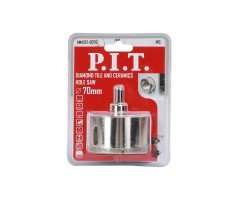 Коронка алмазная по керамике P.I.T. 70x70 мм(AMAS12-0070), шт