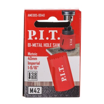 Коронка биметаллическая P.I.T. 40x44мм(AMED05-0040), шт
