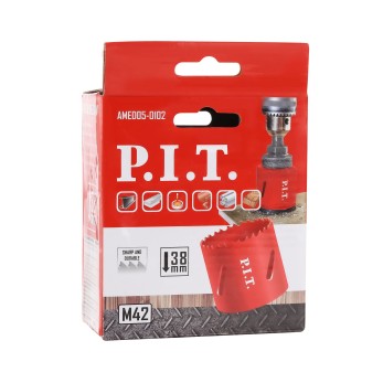 Коронка биметаллическая P.I.T.102x44мм(AMED05-0102), шт