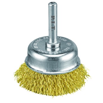 Щетка чашечная латунная P.I.T. 75x0,3мм хвостовик 6 мм(APLS10-C075), шт