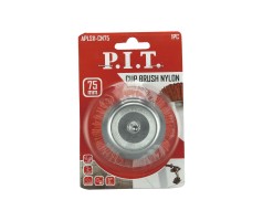 Щетка чашечная нейлоновая P.I.T. 75x1,2мм хвостовик 6 мм(APLS11-CN75), шт