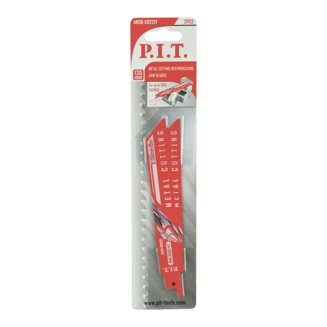 Полотно для сабельной пилы по металлу P.I.T. S922EF 130мм(ARSB-S922EF), шт