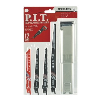 Набор полотен для сабельной пилы P.I.T. 12шт(ARSB01-012A), шт