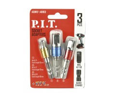 Набор адаптеров для головок P.I.T. 65 мм/65 мм/73 мм 3 шт в уп.(ASDR07-AD003), шт