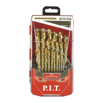 Набор сверл P.I.T. 25 предметов (ASET01-025A), шт